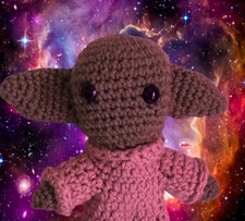 Handmade Crochet Yoda, Bunny, and Cat Plushies WARNING: Contains small parts 3 