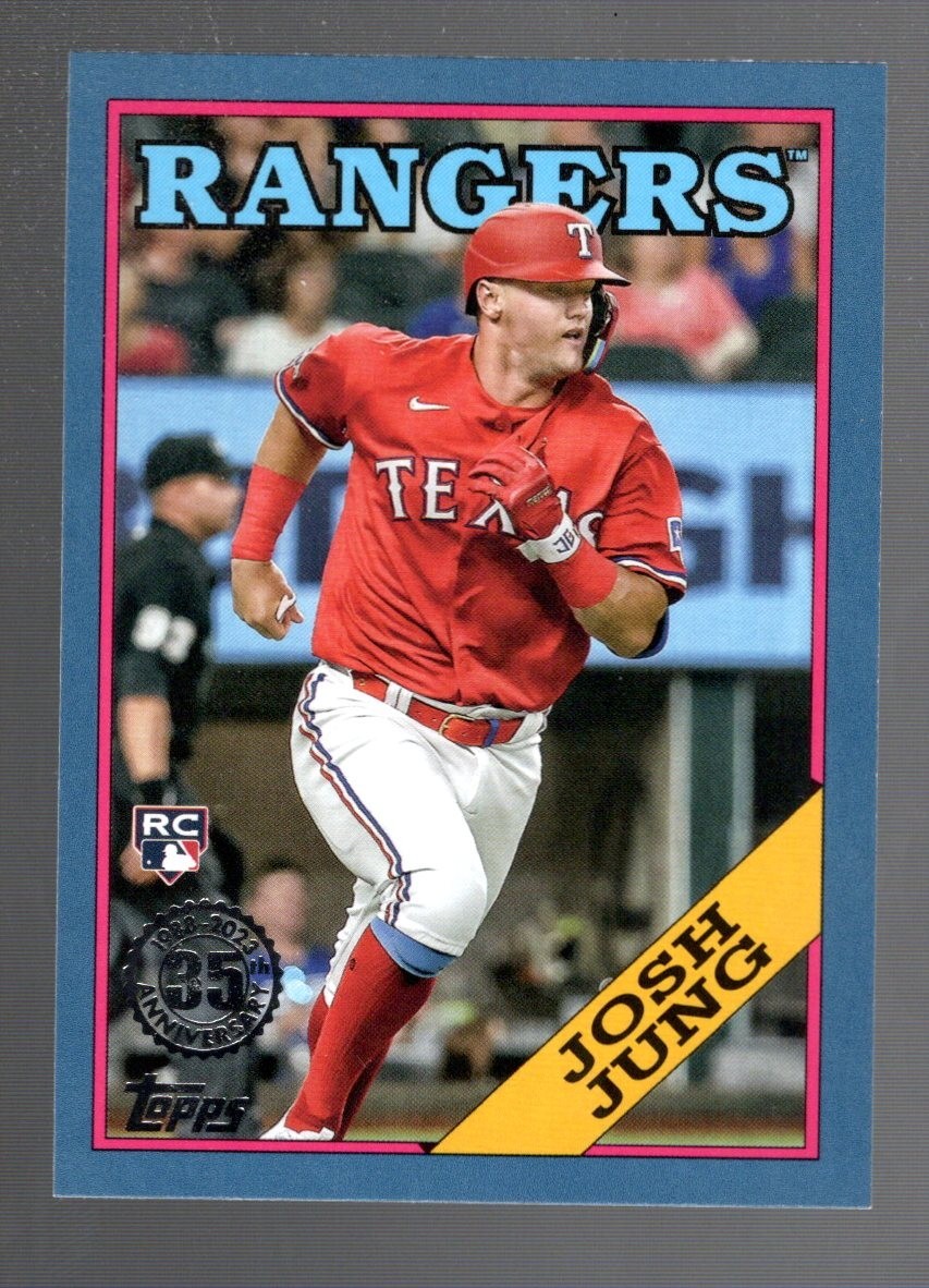 2023 Topps Series 1 - 1988 Topps Baseball Josh Jung #T88-9 Blue (RC)