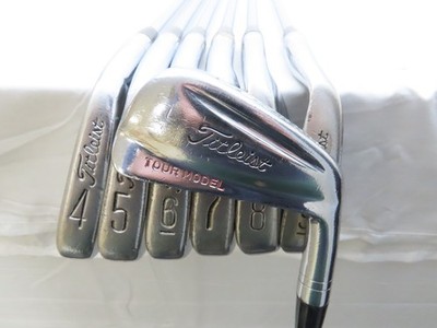 Used Titleist Tour Model Iron Set 3-9 Rifle 6.5 Extra Stiff Steel