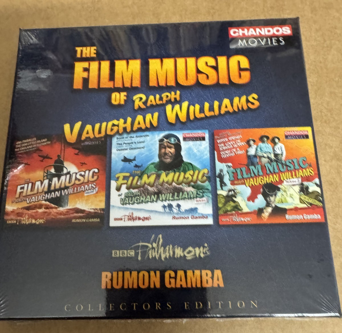 Rumon Gamba - Film Music of Ralph Vaughan Williams  NEW 3CD Box set