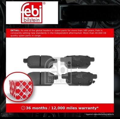 Brake Pads Set Rear 116313 Febi 5580052R00 5580052R01 5580061M00 5580068L00