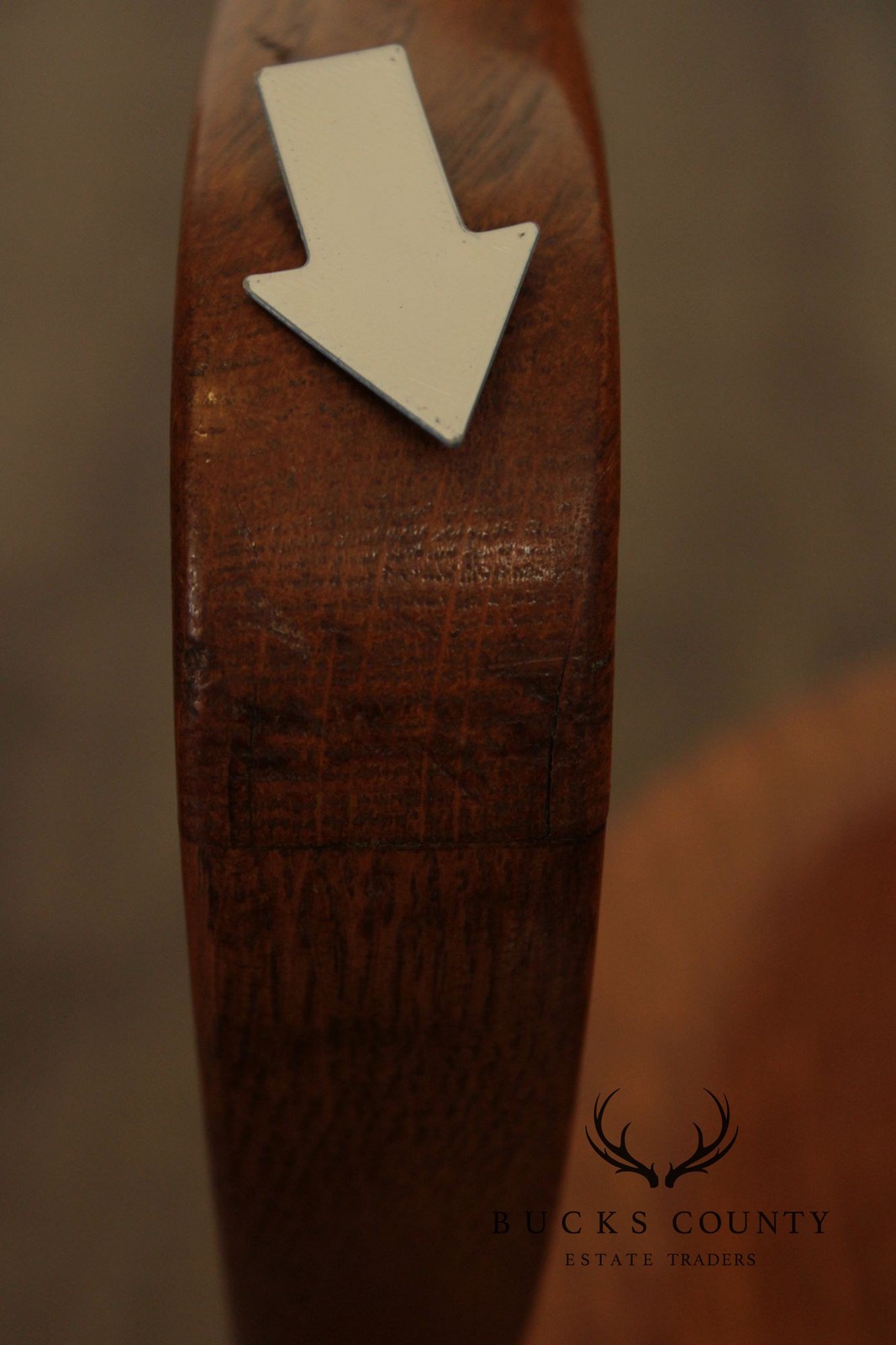 Marble & Shattuck Vintage Set of Six Solid Oak Bankers Armchairs