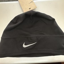 NIKE UNISEX DRI-FIT TERRA UNCUFFED BEANIE Black New Running Cold Weather