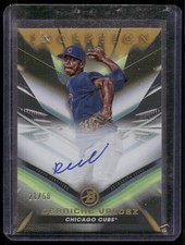 2023 Bowman Inception #BPA-DV Derniche Valdez Autographs Gold Foil #/50
