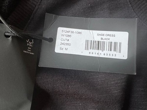 NWT ANTHROPOLOGIE PAIGE BLACK SAGE MIDI DRESS SIZE MEDIUM - RETAIL 150+ - Picture 5 of 5