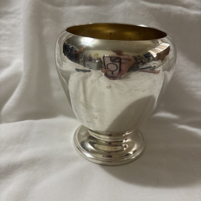 Academy Silver On Copper 1916 W Cup 4”