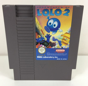 Adventures of Lolo 2 NES Nintendo Game Cart Retro Vintage Tested Working PAL A