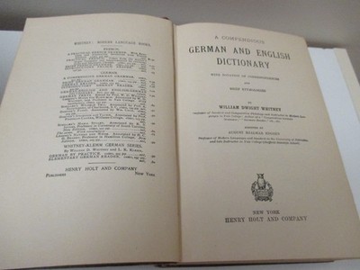 A Compendious German and English Dictionary