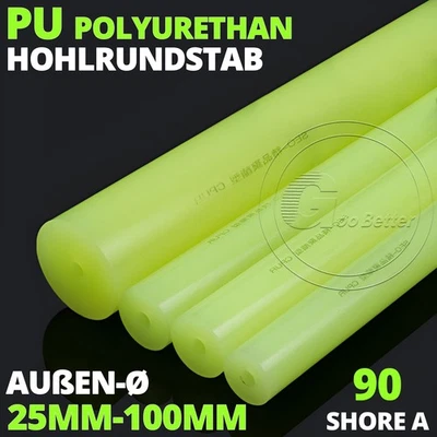 Polyurethan-Stab Stange PU Hohlrundstab Ø 25mm-100mm Hohlstab 90 Shore A L=500mm - Bild 1 von 4