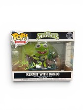 Steve Whitmire – Autographed Kermit with Banjo Funko Pop! Deluxe #1673