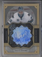 2013-14 Upper Deck The Cup Brilliance Antti Niemi #B-AN Auto 0f8