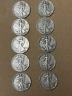 walking liberty half dollar lot