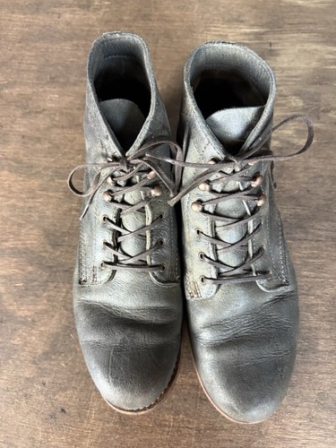 Wolverine 1000 Mile Rough Out Distressed Rustic Gray Leather Boots Women's 11 D - Picture 7 of 10