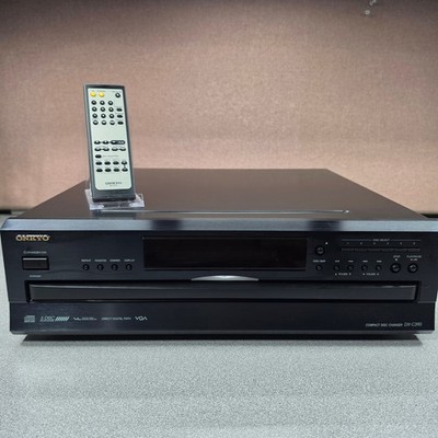 Onkyo DX-C390 6-Disc Carousel CD Changer Black Excellent Remote RC-777C VLSC