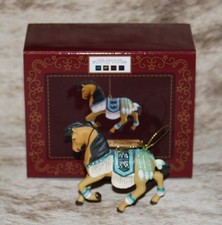 TRAIL OF PAINTED PONIES Turquoise Princess Ornament 2.3" Tall from 2020 Release