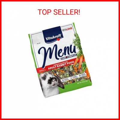 Vitakraft Menu Premium Rabbit Food - Alfalfa Pellets Blend - Vitamin and Mineral