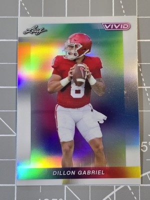 2024 Leaf Vivid White Prismatic Dillon Gabriel #'d/6 Oklahoma Sooners #33 SP