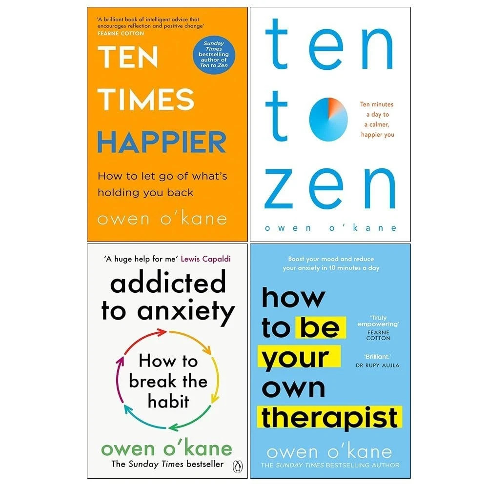 Owen O’Kane Collection 4 Books Set Ten to Zen,How to Be Your Own Therapist