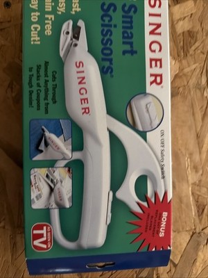 Singer Cordless Smart Fabric Cutting Scissors, Battery Powered - NEW