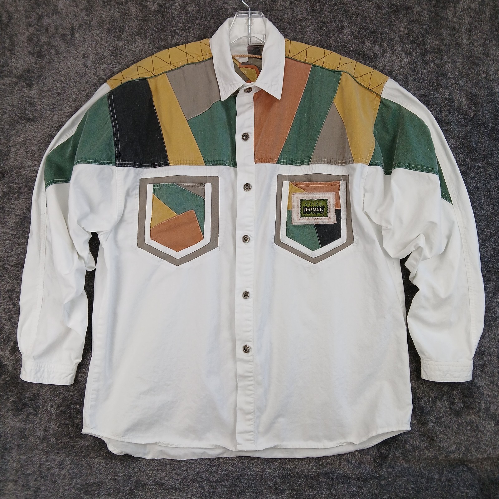 MAJOR DAMAGE 当時物 Vtg Tee Vtg Major Damage Shirt Mens XL 90s