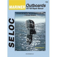 Marine Manual For Mariner Outboards,Year: 1977 - 1989,HP: 45 - 220