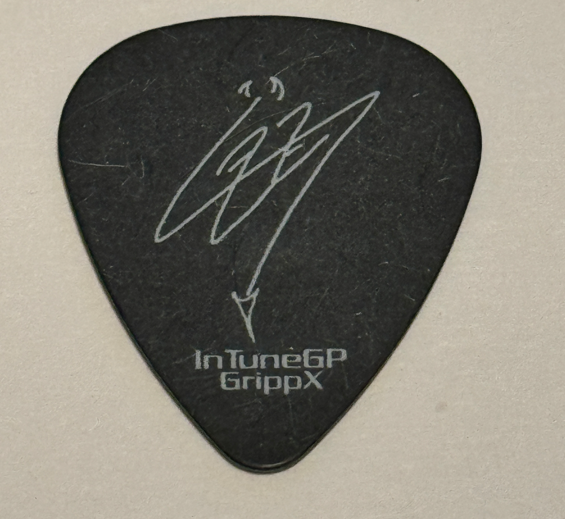 Halestorm Lzzy Hale Signature Black Guitar Pick 2017 Halloween