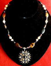 Tiger Eye Pendant Necklace