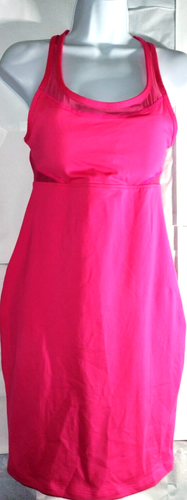 Fabletics sz S 6 Tropez Mini Stretchy Bodycon Dress Pink Mesh - NWT