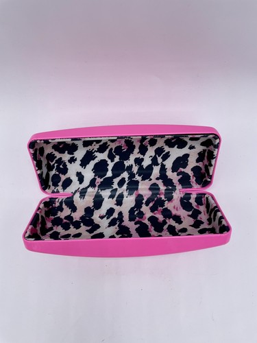 Betsey Johnson Eyeglass Frame Punch Pink Metal 53-15-135 & Case Read Bent Arm - Picture 17 of 19
