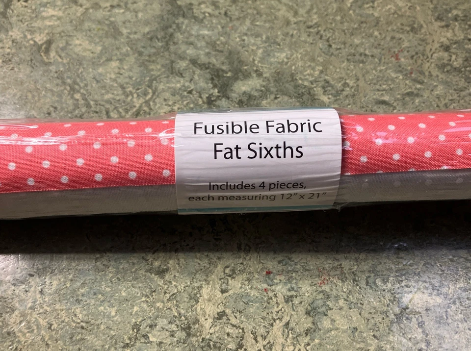 "Puntos de tela fusible Riley Blake Fat Sixths 6ths acolchado 4 piezas 12""x21""" Foto 2 de 3