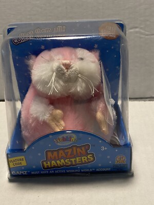 Mazin Hamster Feature Code 3 Year Plus 3' tall Pink Color USA Seller B122