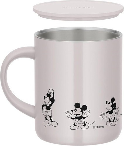 Thermos Vacuum Insulated Mug 350ml Disney Mickey White Beige JDG-351DS WBE - Picture 4 of 8
