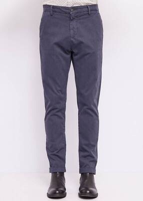 Gaudi' Pantalone In Twill Stretch Blu - Taglia 31-45 Abbigliamento Uomo - Foto 5