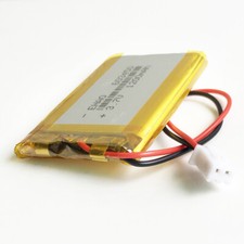 3.7v 1200mAh Lipo Rechargeable Battery 603450  JST 2Pin 2.54mm Plug For GPS DVD