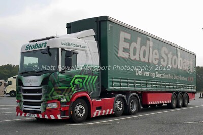 LKW Foto 12x8 - Scania - Eddie Stobart 'Eike' - PO18 NTV