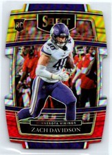 2021 Panini Select - Concourse  Prizm  #95 Zach Davidson (RC) Vikings