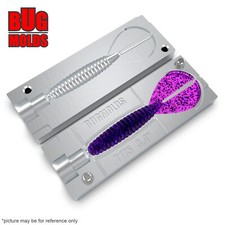 Bait DIY Fishing Mold Soft Plastic Baits Lure Plastisol Bass TwinTail