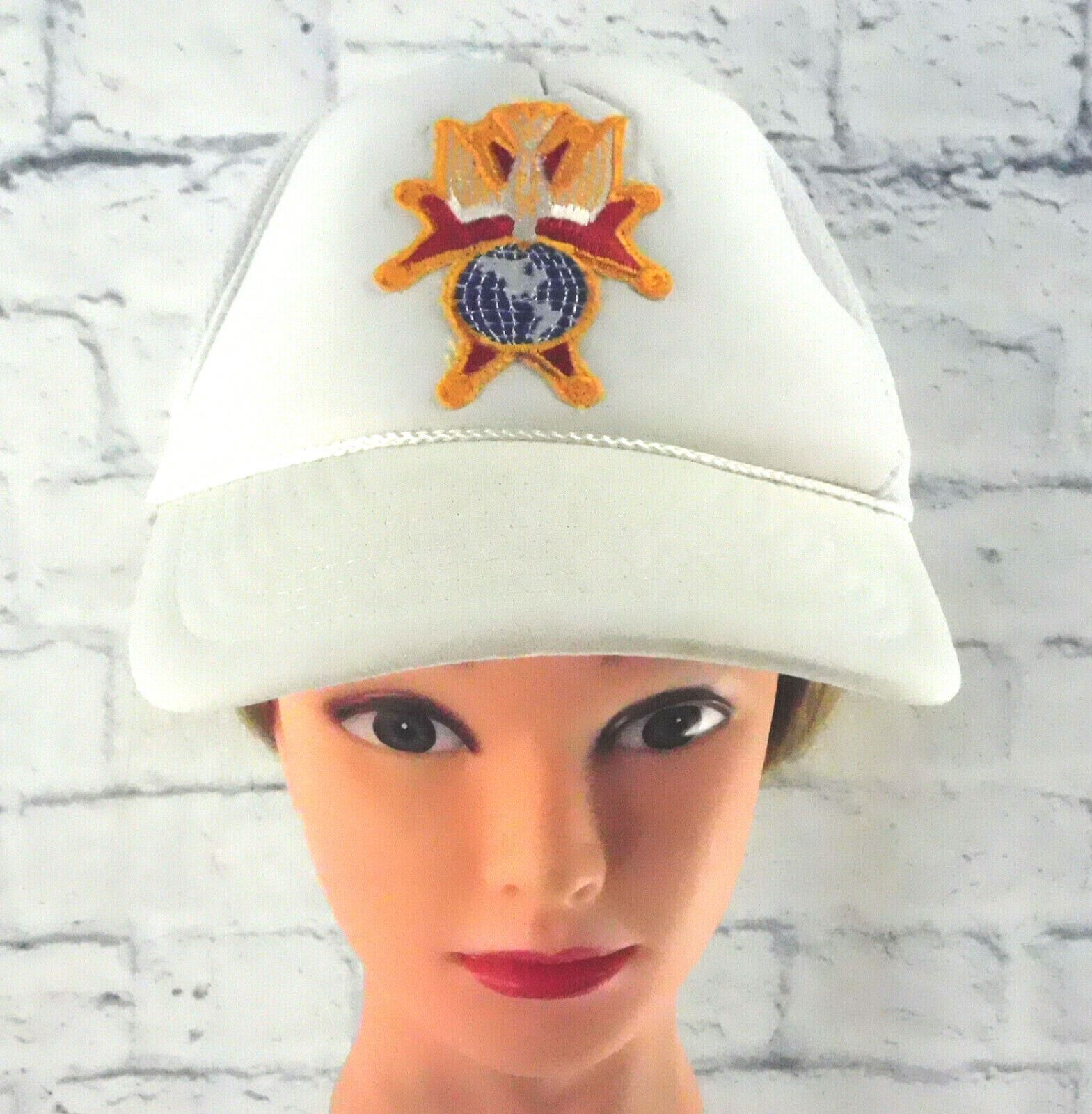 Vintage KNIGHTS OF COLUMBUS Cap Hat Embroidered Snap… Gem