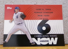 BASEBALL CARD GENERATION NOW CHIEN-MING WANG NEW YORK YANKEES 19 WINS GN90 CHASE