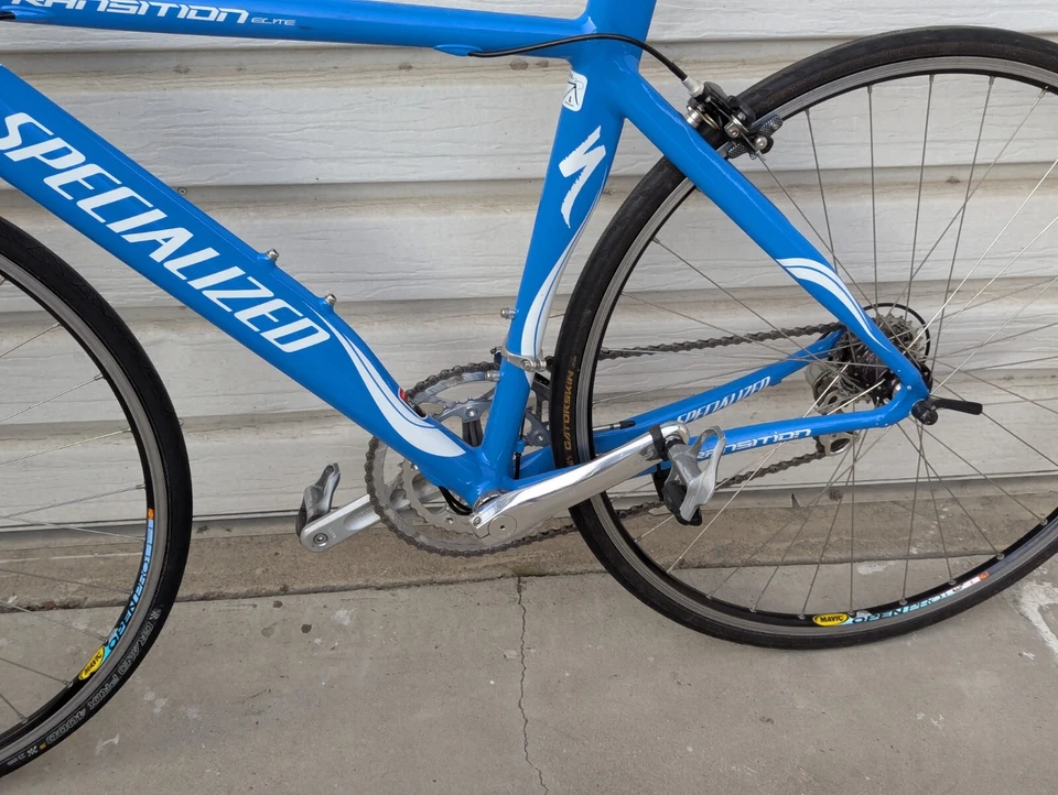 Specialized Transition Elite 56 厘米 铁人三项 公路自行车 洛杉矶 拾货 — 第 3/4 张图片