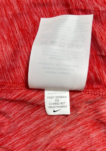 Nike Women's Court Dri-Fit Advantage Tennis Red Dress Slim Fit Size XS - Picture 8 of 8