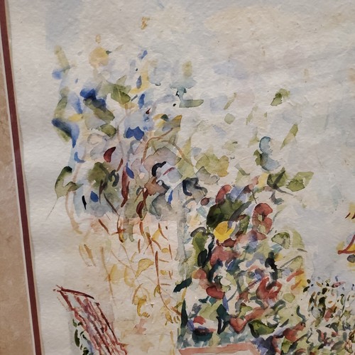 Large Watercolor Painting Signed by Artist Dalia Gilhar - Picture 4 of 7