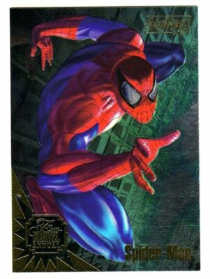 その他 1995 Marvel l Flasher Scarlet Spider FLAIR 1995 MARVEL ANNUAL DUOBLAST INSERT CARD 1 OF 3 SPIDER-MAN