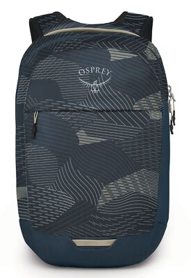 Osprey Transporter Panel Loader Rucksack Rucksack Camo Lines Print dunkelblau