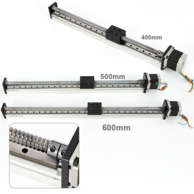 CNC Linear Actuator Ball Screw Slide Stage Rail Guide Motion Table Nema23 Motor