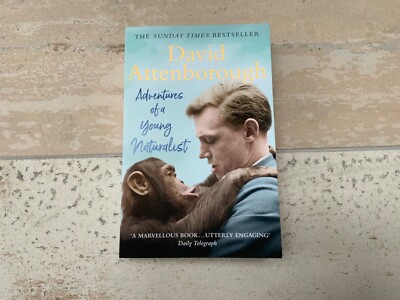 Adventures Of A Young Naturalist David Attenborough Signed Autographed BookPLATE