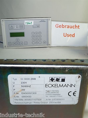 LINDE ECKELMANN CI 3000 2MB  kühlaggregat Steuergerät  CI30002MB