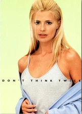 Fashion Line Advertising  THINK INC  Clothing Brand~Blonde Model 4X6 Postcard