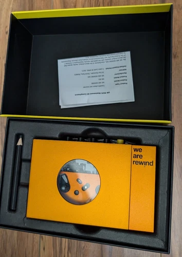We Are Rewind (SERG / Orange) Portable Bluetooth Cassette Player / Recorder