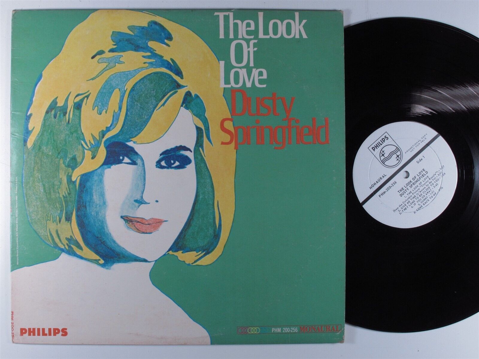 DUSTY SPRINGFIELD The Look Of Love PHILIPS LP VG+ mono wlp j